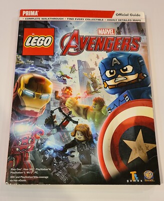 Lego Marvel Avengers Prima Official Strategy Guide Xbox One Xbox 360 PS4 PS3 Wii