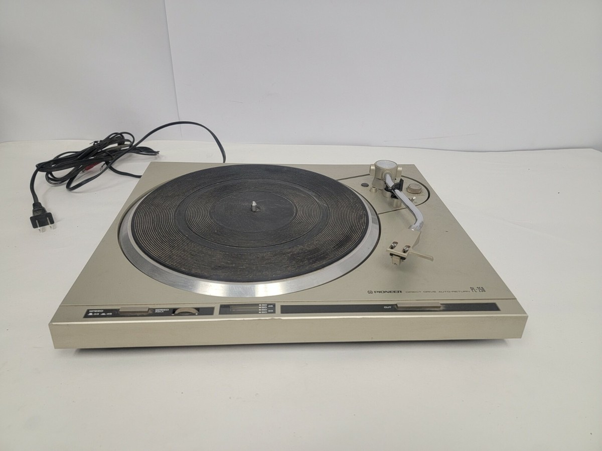 Pioneer Turntable PL-250 Direct Drive Auto-Return, Read | eBay