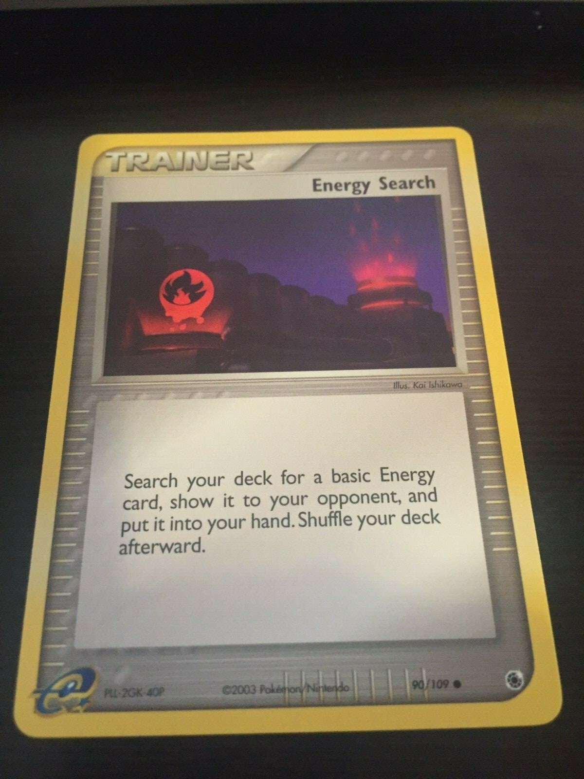 Pokemon TCG Energy Search EX Ruby and Sapphire 90/109 Common  NM/MINT