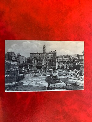 POSTKARTE POSTFRISCH ROM & SEINE DENKMALE CATOR POLLUX TEMPEL RÖMISCHES FORUM