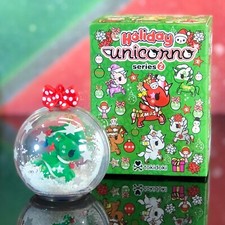 Tokidoki Unicorno Holiday Series 2 EVERGREEN Chaser Christmas Figure NEW w/ Box