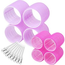 Self Grip Hair Rollers Hair Clips Heatless Hair Rollers