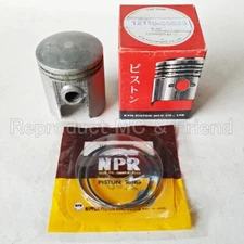 Suzuki TS100 TC100 GT185 (1973 - 1977) Piston & Ring Set OS 2.00 (Dia=51.00mm.)
