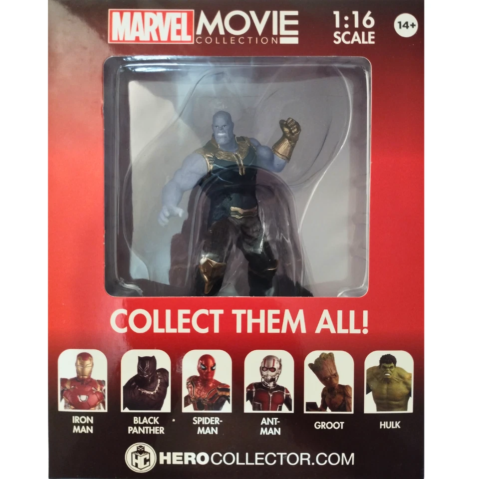 Marvel Movie Collection Thanos Figurine Eaglemoss Hero Collector Statue TV et BD - Photo 3/4