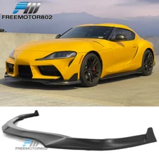Fit 20-25 Toyota GR Supra A90 A91 IKON PP Matte Black Front Bumper Lip Spoiler