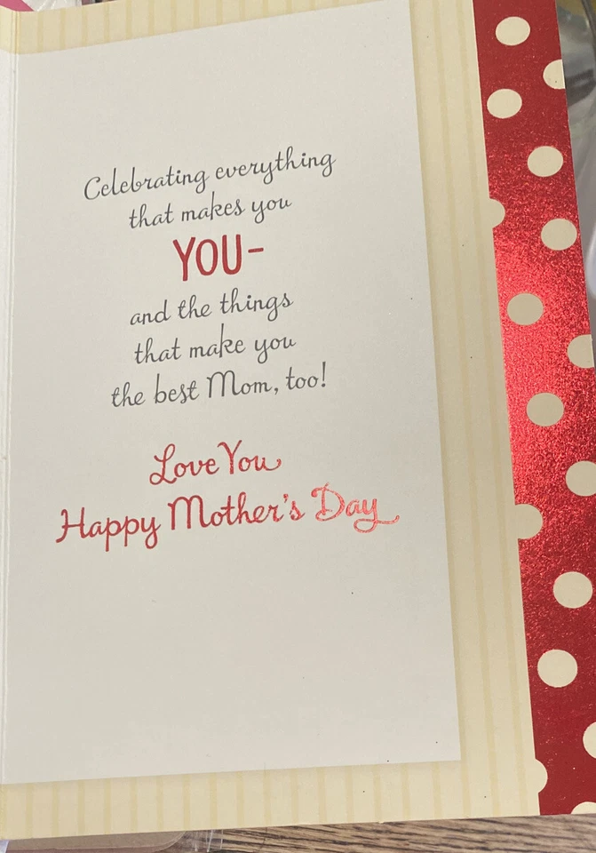 Feliz Día de la Madre, Minnie Mouse, Brillo, Tarjeta de Felicitación Foto 4 de 4