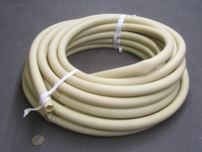 Santoprene TPV Tubing Shore 73A Natural .875'' OD x 625'' ID x 50 Ft Long  *D