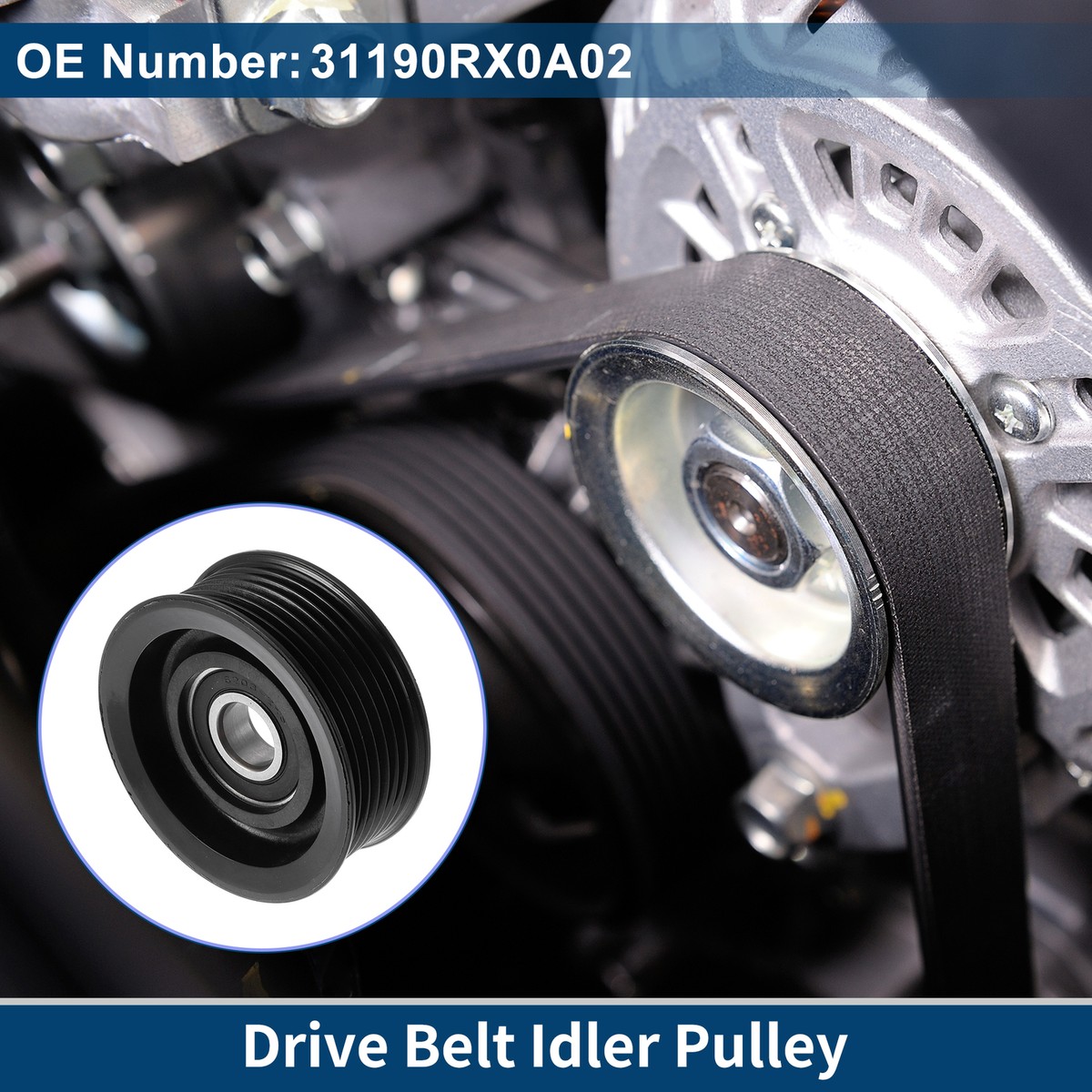 Drive Belt Idler Pulley for Honda CR-V 2012-2014 for Acura