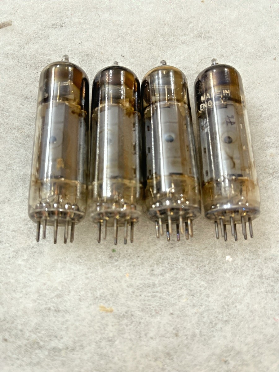 Mullard EL84 6BQ5 Square Getter Winkle Glass Strong Testing Values