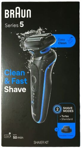 Braun Series 5-Wet/Dry Rechargeable 2-Mode Turbo Shaver Kit 5118s New SEALED Box - Picture 1 of 7