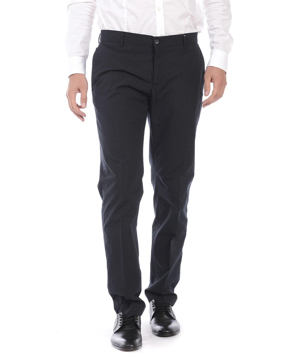 Pantalon Homme Daniele Alessandrini - Bleu - Neuf Avec étiquettes - Réf. 4312326A181213