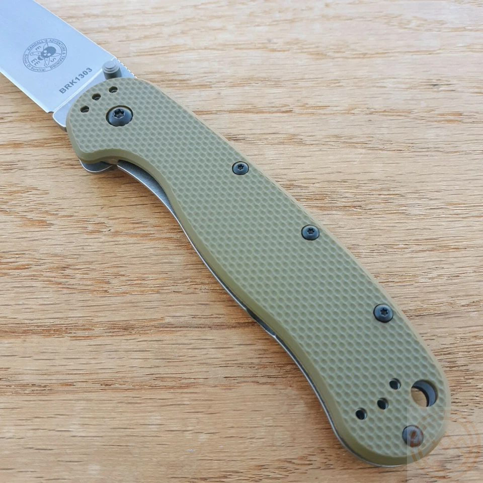 Cuchillo Plegable BRK Diseñado por ESEE 3.5" SK5 Hoja de Acero Polímero/Mango Inoxidable Foto 3 de 4