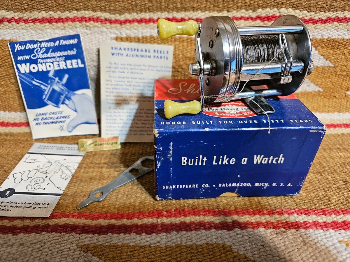 リール Shakespeare 1920 wondereel Vintage Shakespeare 1920 Wondereel Fishing Reel FK w/ Box