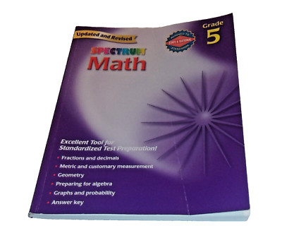 Spectrum Math,Grade 5,Updated and Revised-By Richards, Thomas-Fractions,Geometry
