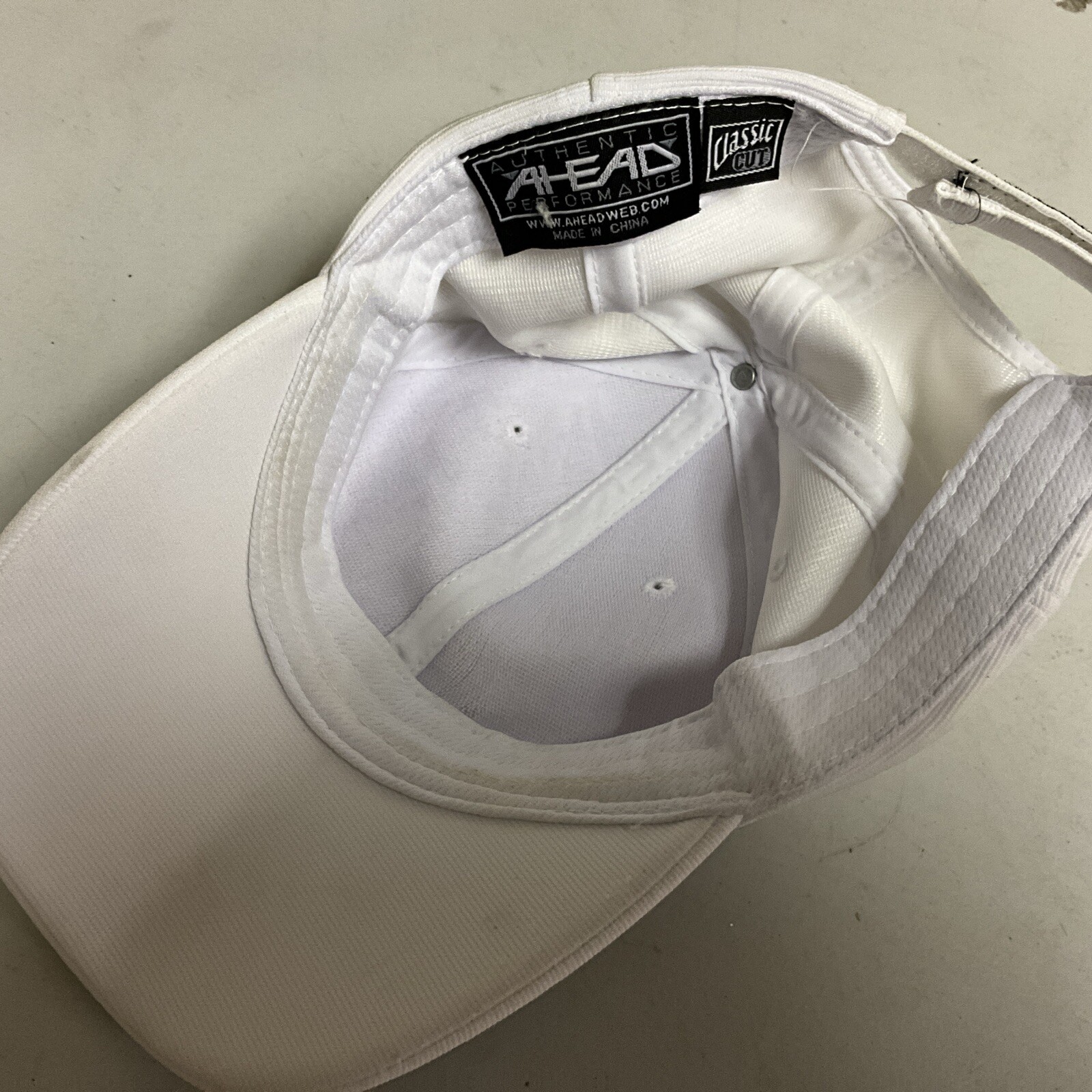 Authentic Ahead Performance White Patron Baseball… - image 2