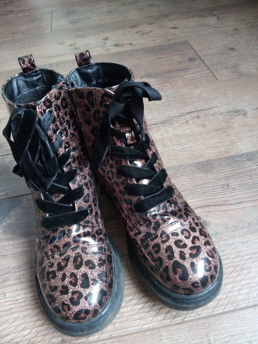 Leopard girls clearance boots