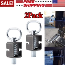 Heavy Duty Spring Pin Latch Lock Assembly for Utility Trailer Tail Gate Loaded