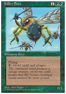 Killerbienen ~ Vierte Ausgabe [ausgezeichnet] [Magic MTG]