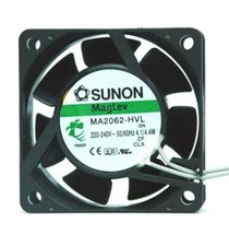 For SUNON AC Fan MA2062-HVL GN AC220-240V 50/60Hz 4.1/4.4W 60x60x25mm