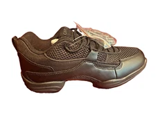 NEW Capezio FIERCE DANSNEAKER HipHop Dance Black Shoe HIP HOP  women 7.5 w box