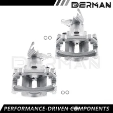 2x Rear Left & Right Brake Calipers W/ Bracket for Ford Mustang 05-14 Base GT