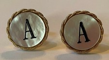Unique Vintage Shields Cufflinks Cuff Links G...