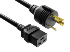 12 AWG Locking Power Cord (NEMA L6-30P to IEC...