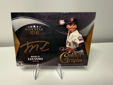 2024 Topps Five Star Marco Luciano Golden Graphs RC Auto Gold Ink /40 #GG-ML
