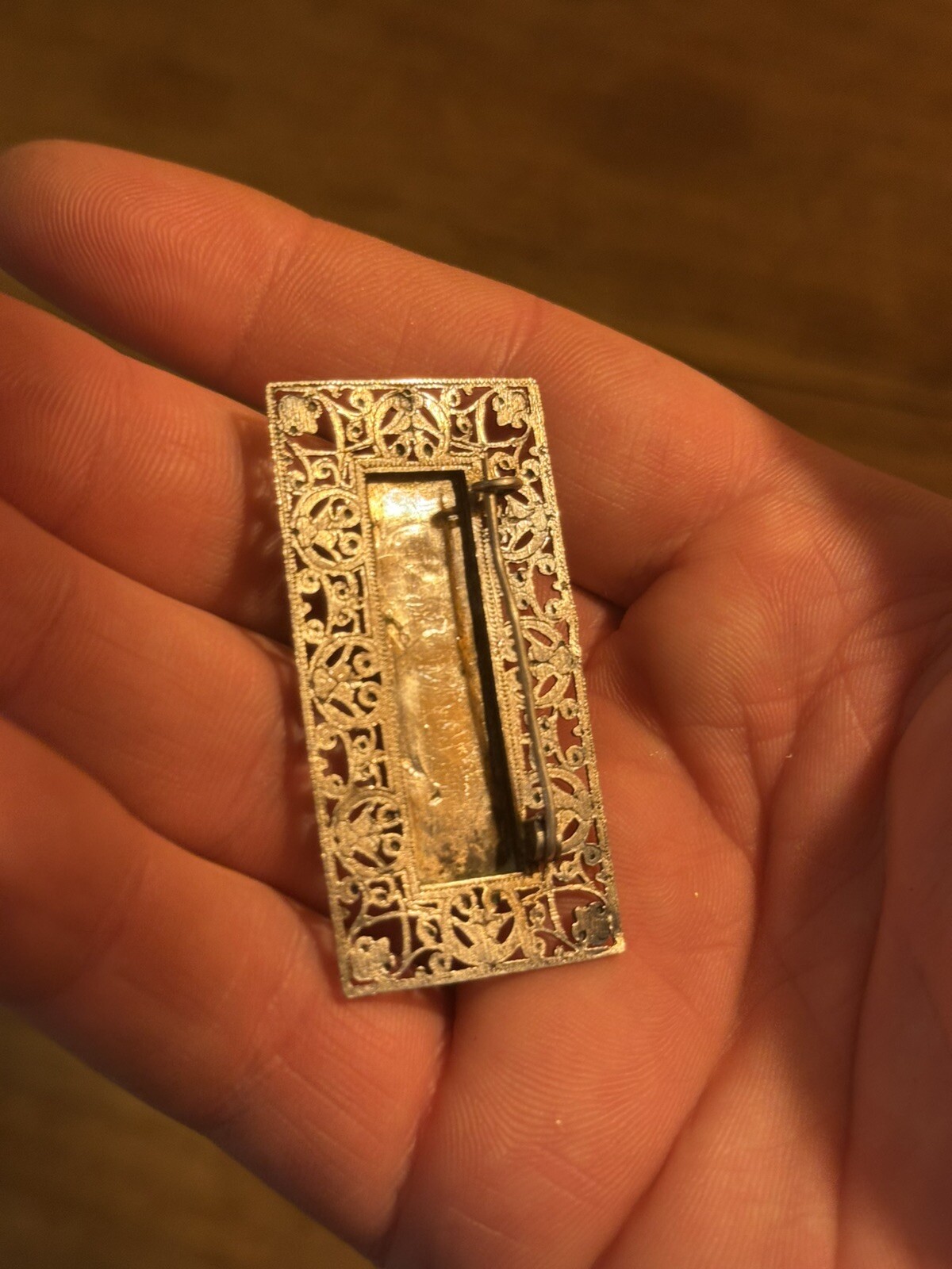 Brosche Massiv Silber Berber - image 5