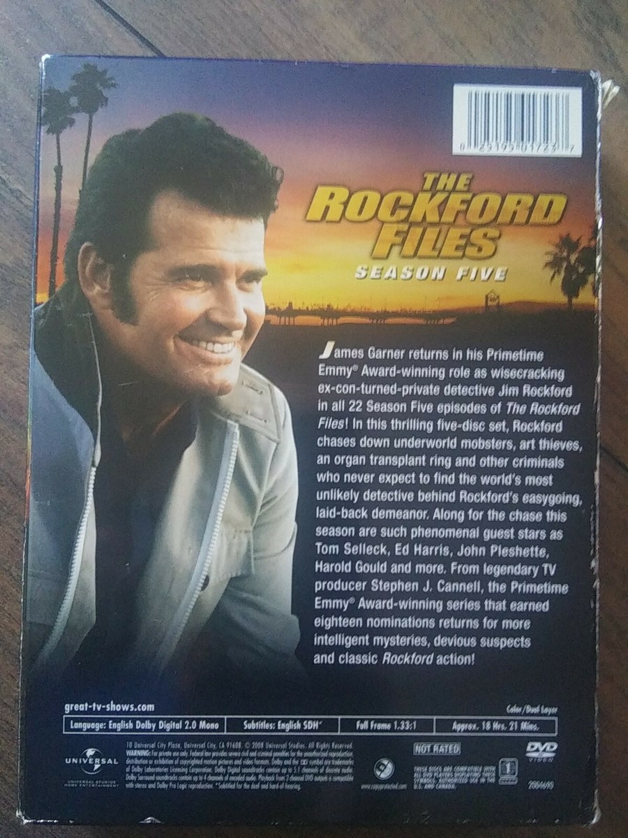The Rockford Files - Season 5 (DVD, 2008, 5-Disc Set) 22