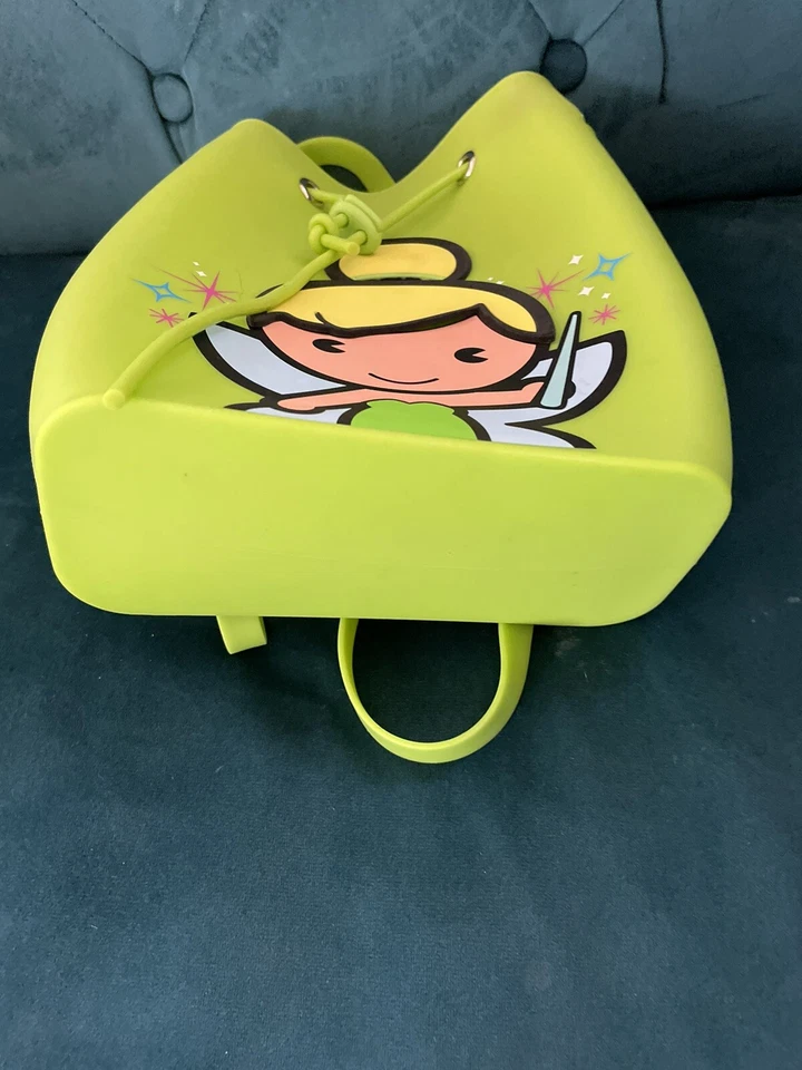 "Mochila timbre de silicona gelatina Disney Store MXYZ verde con cuerdas 10x7x3""" Foto 4 de 4