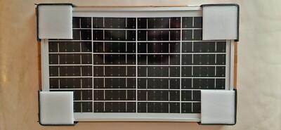 ECO WORTHY 10W 12V Tragbares Mono Solarpanel für Erhaltungsladegerät