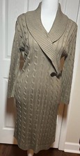 Calvin Klein Sweater Dress Brown NWO Tags Size Medium