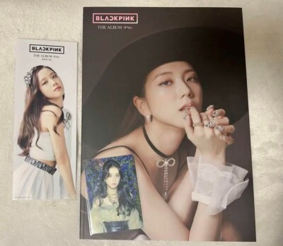 BLACKPINK THE ALBUM JISOO トレカ ユニバーサル BLACKPINK JISOO The Album Jp Ver CD Photobook Photocard Bookmark