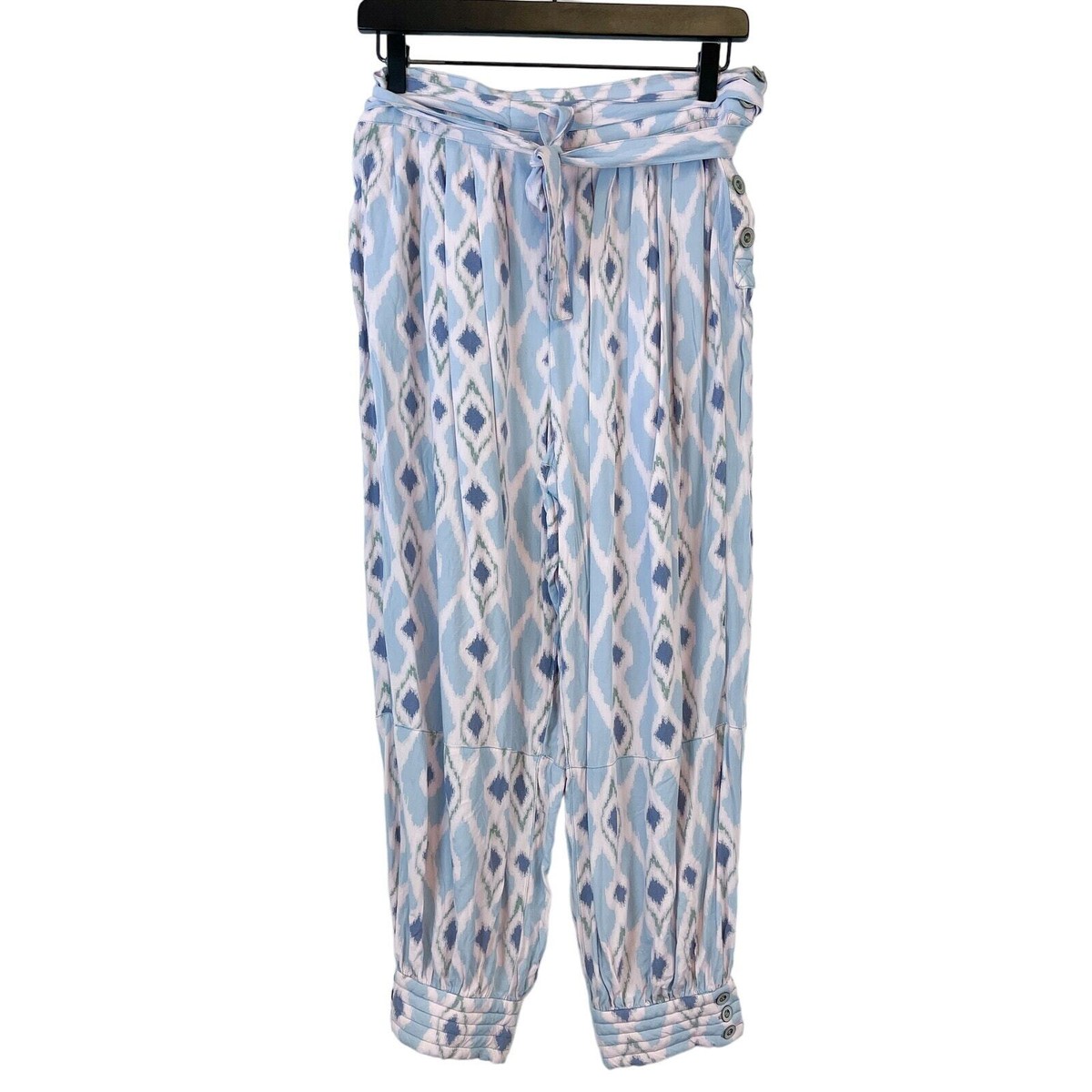 Hei Hei Anthropologie Size Rayon High Rise Harem Pleated Crop