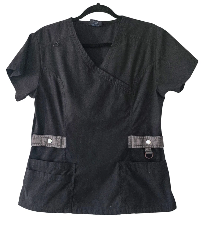 Conjunto Exfoliante Medgear - Top y Pantalones Jogger Mujer Negro Modelo Es Talla 4 Foto 4 de 4