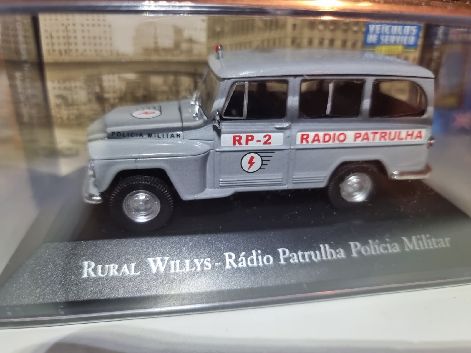 Radio Rural Willys Patrulha Policía Militar 1/43 (029)
