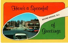 Here's a Spoonful of Greetings, Bound Brook, NJ Postcard
