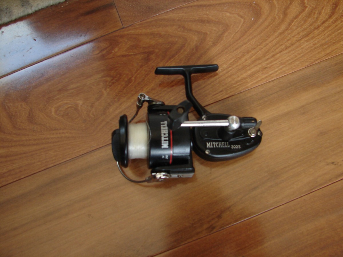 Vintage Mitchell 300S Spinning Fishing Reel Made in France | eBay