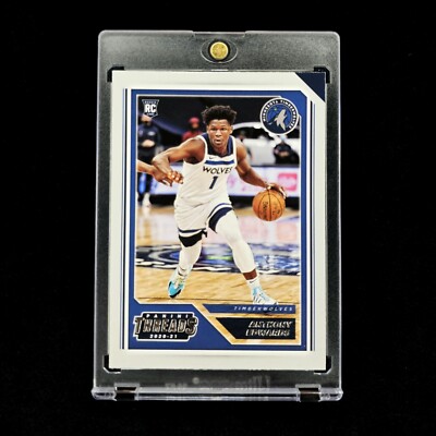 Anthony Edwards RC Ant 2020-21 NBA Chronicles Threads Basketball Rookie Card #87