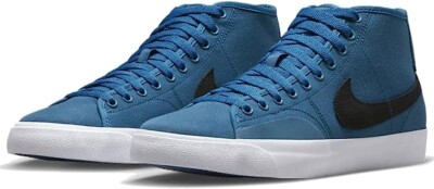 NEW Nike SB Blazer Court Mid Premium Marina Blue/Black Mens Sz: 11