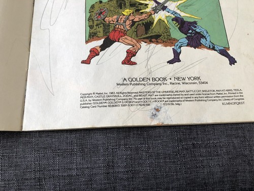 Vintage Childrens Golden Masters of the Universe The Sword of Skeletor Book 1983 - Picture 4 of 6