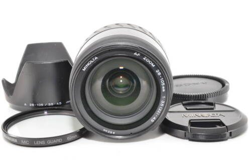 Lente Minolta AF 28-105 mm f3,5-4,5 para montaje Sony A [Muchos accesorios] 2449 - Imagen 1 de 10