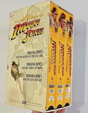 Indiana Jones VHS Trilogy Box Set