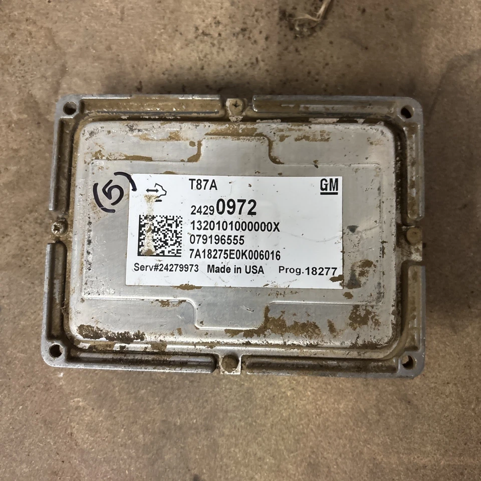Módulo de controle de identificação de transmissão BUICK ENCLAVE GMC 2017-2019 24290972 FABRICANTE DE EQUIPAMENTO ORIGINAL - Imagem 2 de 2
