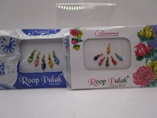 2 Packs of Multicolor ROOP PALACK Bindi Face Stickers Temporary Jewelry Tattoo