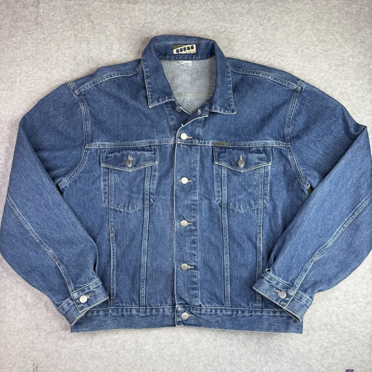 vintage guess jean jacket products for sale | eBay