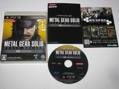 Metal Gear Solid Peace Walker HD Edition (Japanese) PS3 Japan import US Seller