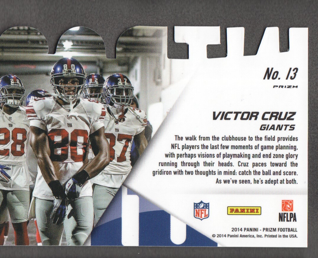 2014 Panini Prizm Intros Prizms #3 Victor Cruz - FB