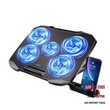 Laptop Cooling Pad Laptop Cooler Stand, Laptop Fan Cooling Pad for 12 Blue